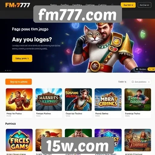 Jogos mais populares no site fm777.com